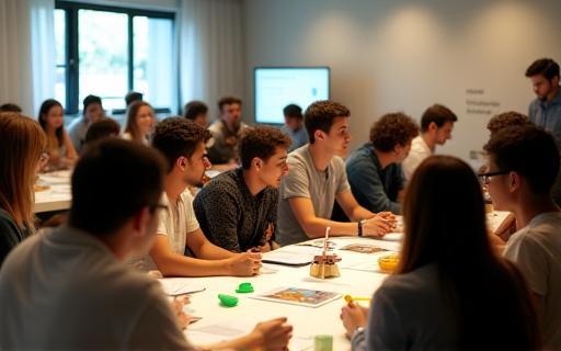 Group attending a sustainability workshop