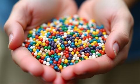 Photo of plastic pellets